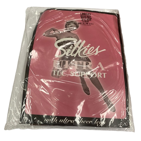 Lot of 5 Silkies Nylons size Medium Mocha x 4 100203  Honey Beige x 1 100202 - Picture 2 of 7